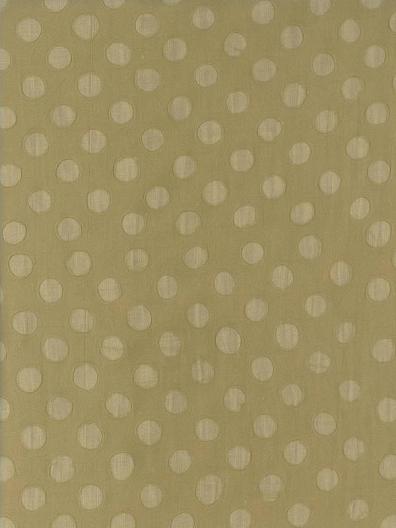 Cotton Embossed: Large Flowers on Taupe
